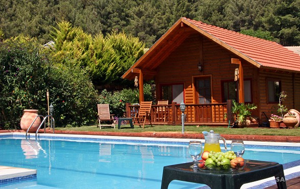 Luxuries wood cabins in the Galile